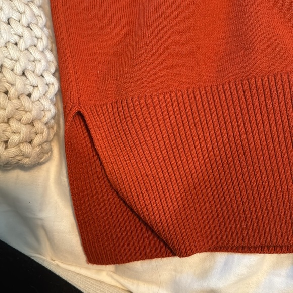 French connection burnt orange fall sweater - Picture 3 of 4